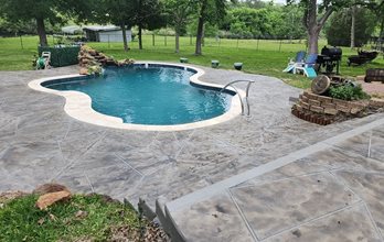 Baytown pool deck makeover