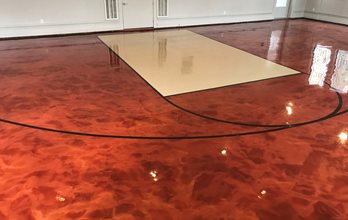 epoxy floor basketball court