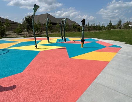 Cypress splash pad