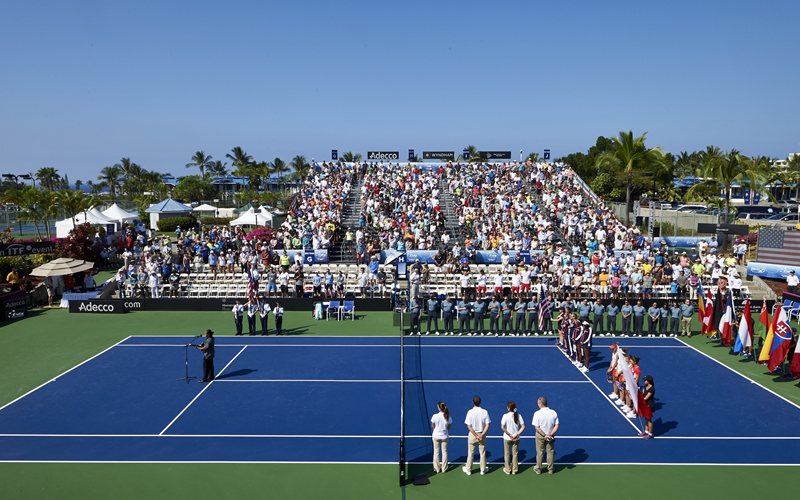professional tennis court coating